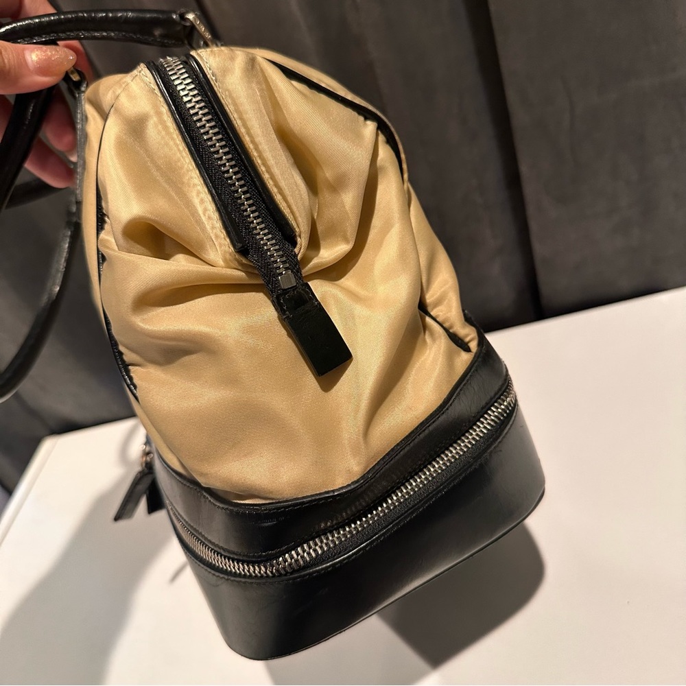 Prada Nylon Leather Satchel Bag - Picture 15 of 16